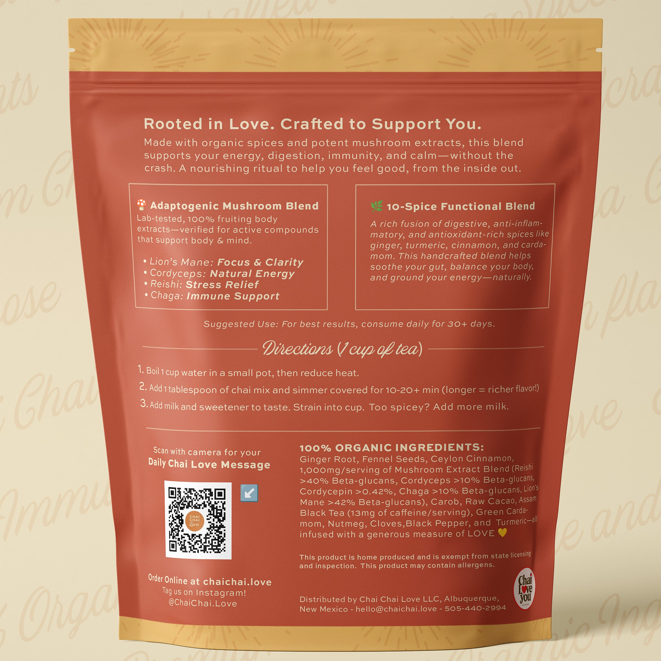 Chai Chai Love Tea ☕ (Original)