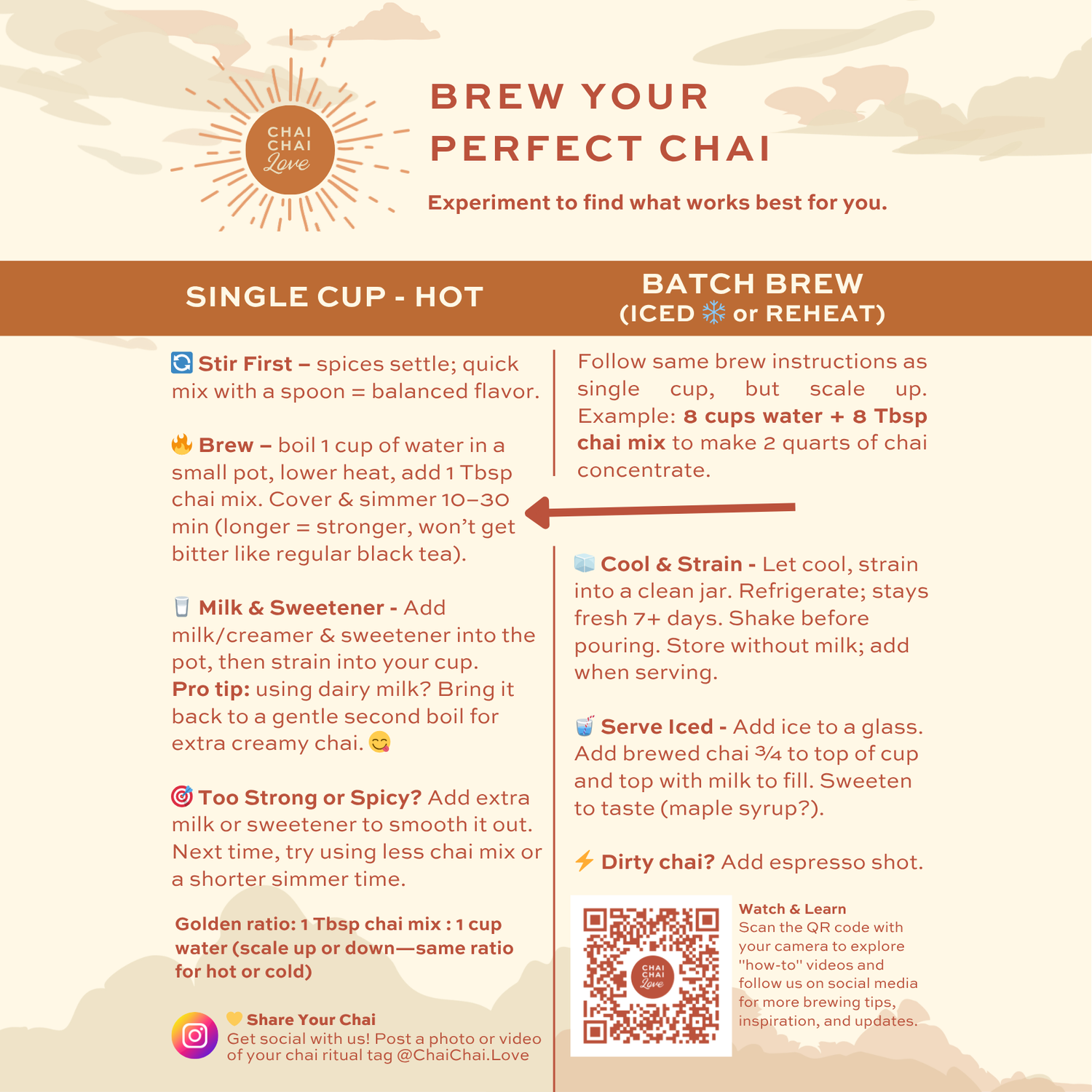 Chai Chai Love Mushroom Chai (Original)