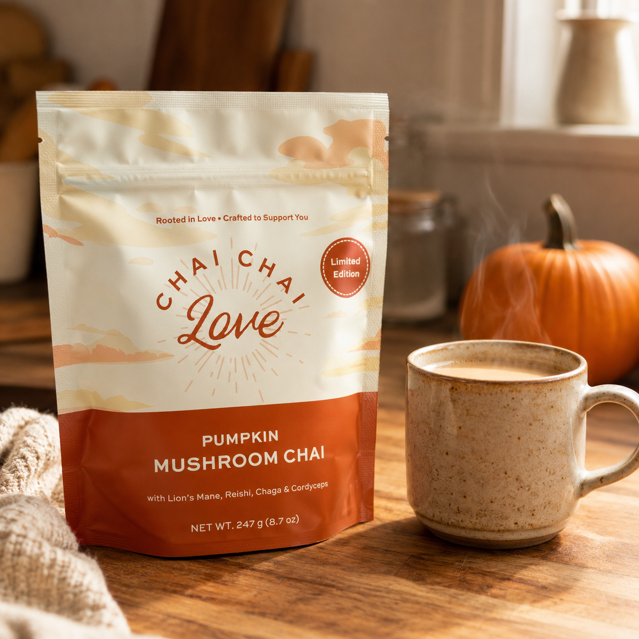 Pumpkin Mushroom Chai (Limited Edition)