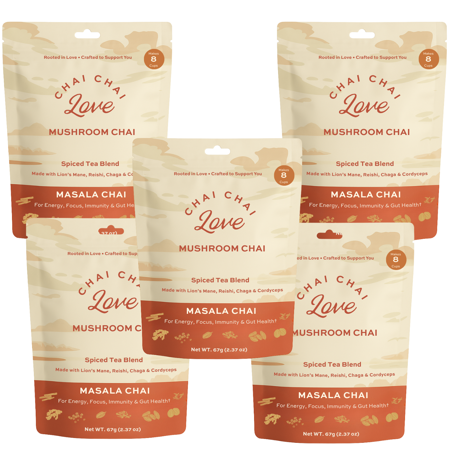 Bundle of 5 Gift Size Chai Bags