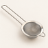 304 stainless steel fine mesh chai strainer with long wire handle and small rim rest